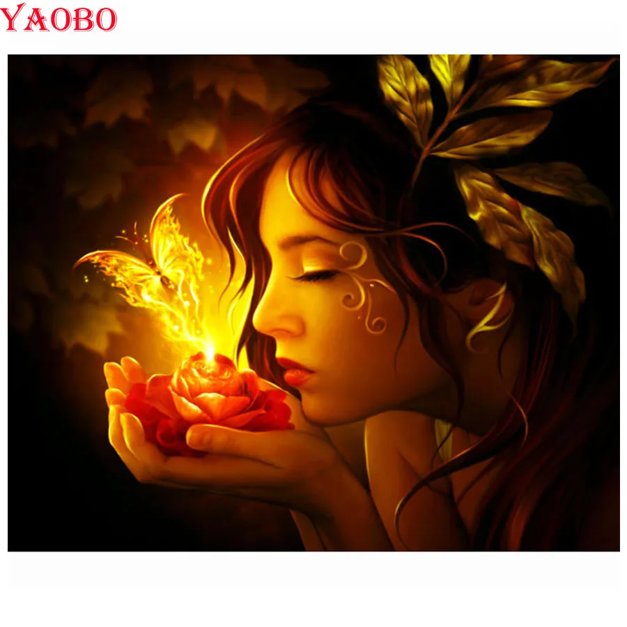 

Diy Алмазная Картина Вышивка крестом красота и бабочка полная квадратная круглая 3d вышивка с бриллиантами мозаика Стразы живопись