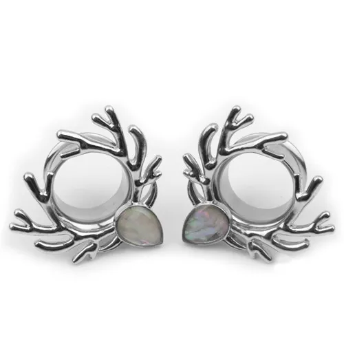 Silver 1 шт., ушные заглушки и туннели из нержавеющей стали, пирсинг уха, винт, пригодный для расширения, растянутые туннели, ювелирные изделия для тела - Окраска металла: Silver