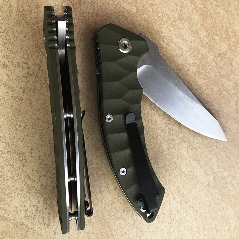 GEMOTU G10 3D Ручка D2 стальное лезвие Высокое качество Открытый Отдых EDC инструмент