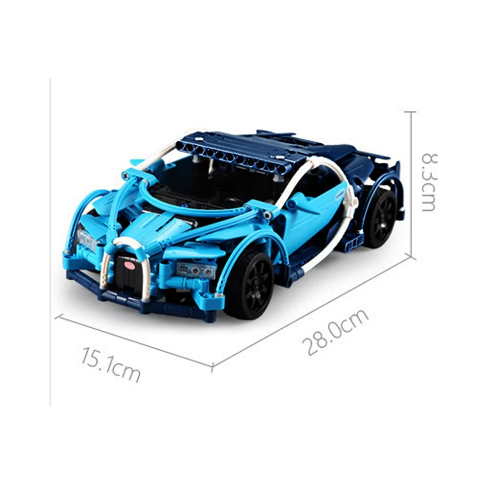 C51053 419 шт. техника BUGATTI CHIRON гоночный автомобиль суперкар дистанционное управление