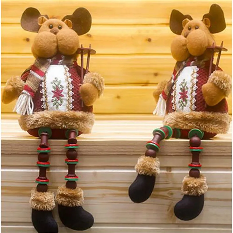 2017 Новая мода 1 шт. Новогодние товары кукла Стены Орнамент милый Санта Клаус