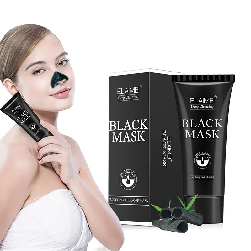 Уход за лицом бамбуковый уголь черный маска удалить очищение кожи от угрей акне