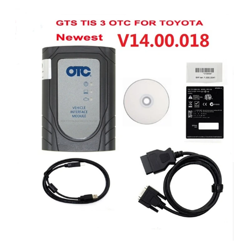 V14.00.018 Заводская цена OTC GTS IT3 Global Techstream GTS OTC VIM OBD сканер GTS OTC лучше, чем для Toyot-интеллектуальный тестер ii - Цвет: V14.00.018