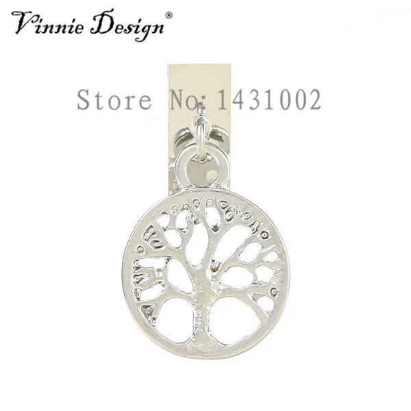 Винни Дизайн Ювелирные изделия дерево жизни монета слайд талисманы подходят на