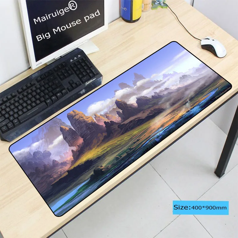 Игровой коврик для мыши Mairuige Fantasy Mountain Lock Edge игровой компьютерной League Of Legends Dota CSGO