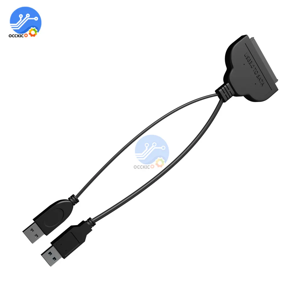 USB 2 0 на SATA 22 штыревой адаптер для 5 HDD кабель жесткого диска диск Медь переходной