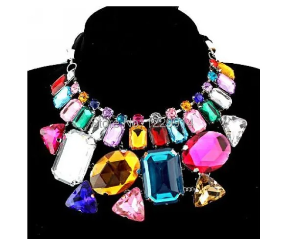 Free shipping fashion necklaces for women 2014 acrylic gem accessories | Украшения и аксессуары