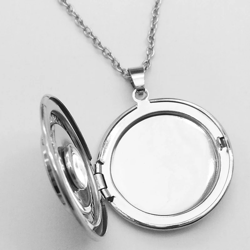 Новый Медь фоторамка медальоны кулоны из нержавеющей стали ожерелье с кнопкой (fit
