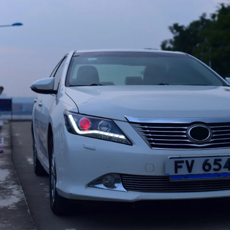 Автомобильный Стайлинг для Toyota Camry фары 2012- светодиодная фара дальнего света Camry LED DRL Объектив Двойной Луч H7 спрятал bi Xenon объектива