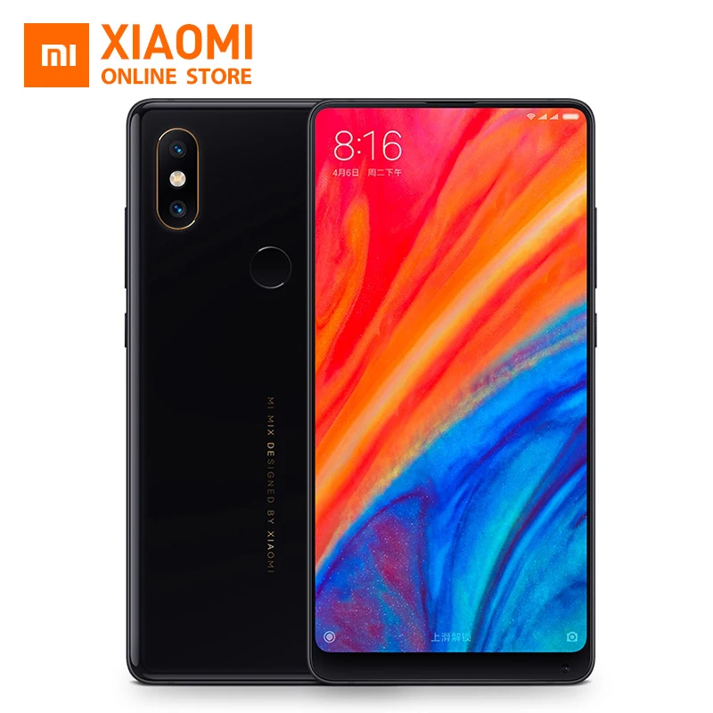 Оригинальный Xiaomi mi x 2 S 6 ГБ 64 Snapdragon 845 5 99 &quotполный Экран AI Камера ИК Face ID NFC