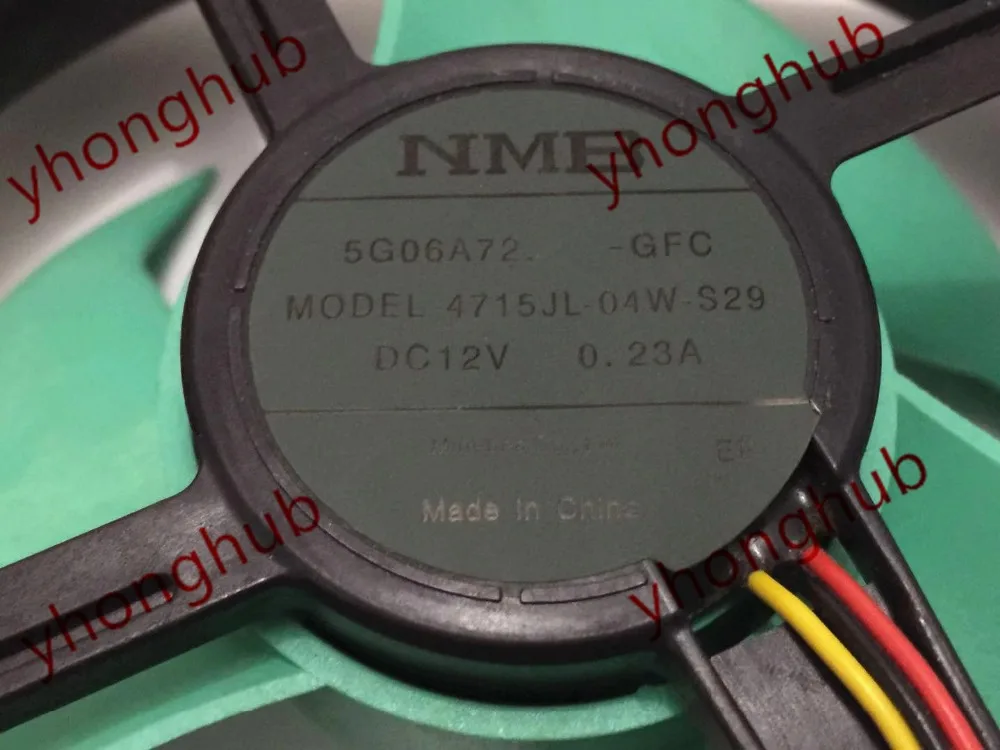 Pаспродажа NMB-MAT 4715JL-04W-S29 5G06A72 холодильник вентилятор DC 12V 0.23A 125x125 мм 3 провода Дешево NMB-MAT 4715JL-04W-S29 5G06A72 холодильник вентилятор DC 12V 0.23A 125x125 мм 3 провода