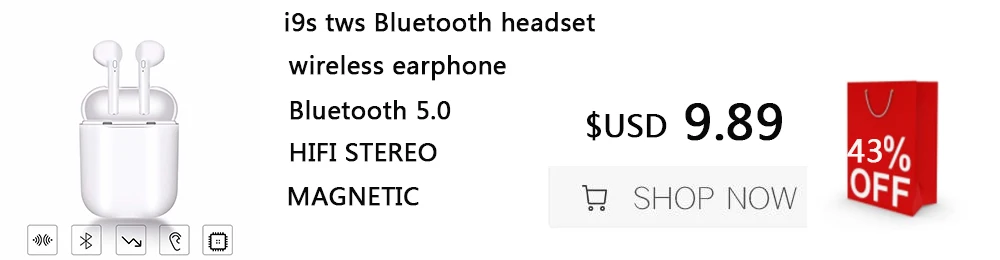 Новинка i7s TWS Bluetooth наушники беспроводные наушники с зарядным устройством Спортивная гарнитура для iphone android xiaomi Мини гарнитура