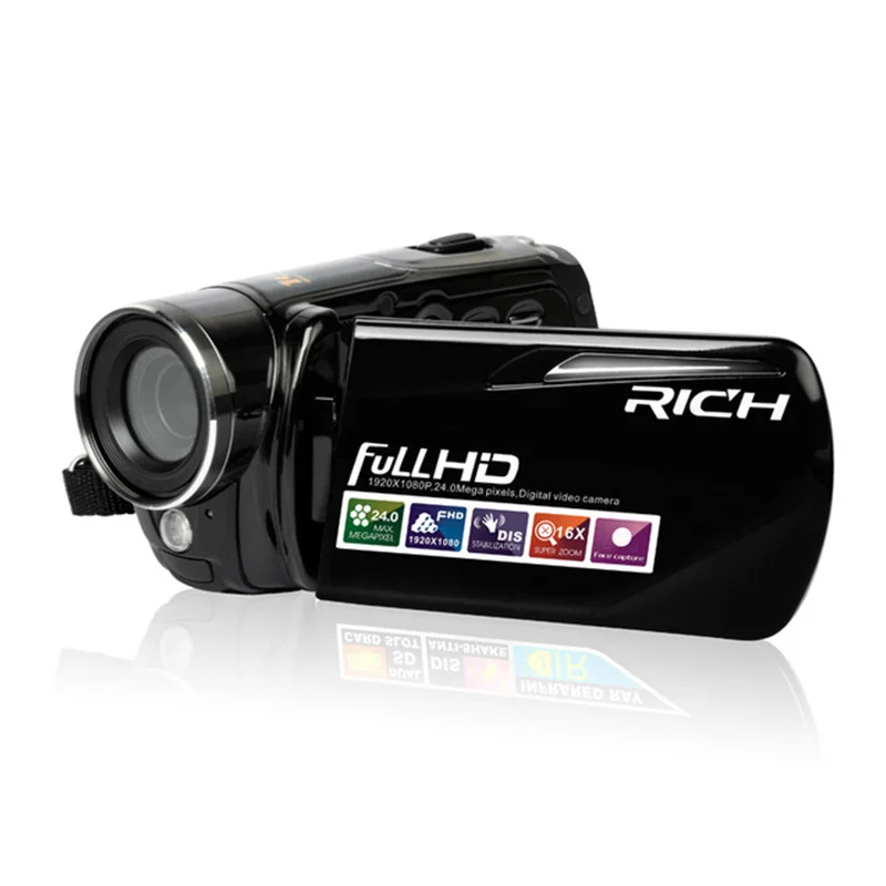 Портативная Инфракрасная видеокамера 1080P HD 16x Zoom 3,0 ''TFT lcd Цифровая видеокамера DV DVR с поддержкой ночной съемки