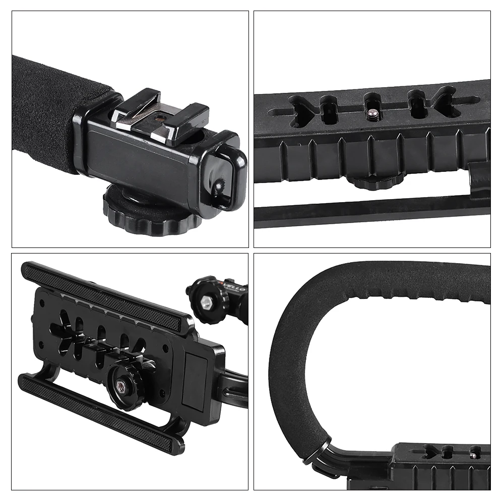 DSLR камера экшн ручка стабилизационная черный c образный кронштейн стабилизатор