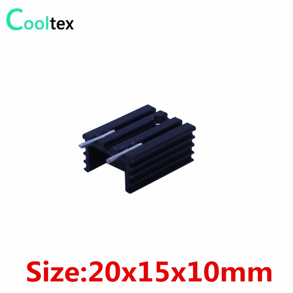 

(500pcs/lot) 20x15x10mm IC Heatsink, Triode radiator TO-220 TO220 integrated circuit heat sink