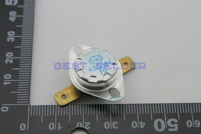 Температурный переключатель 70C Термостат KSD301 250В/10А НЗ нормально замкнутый|nc