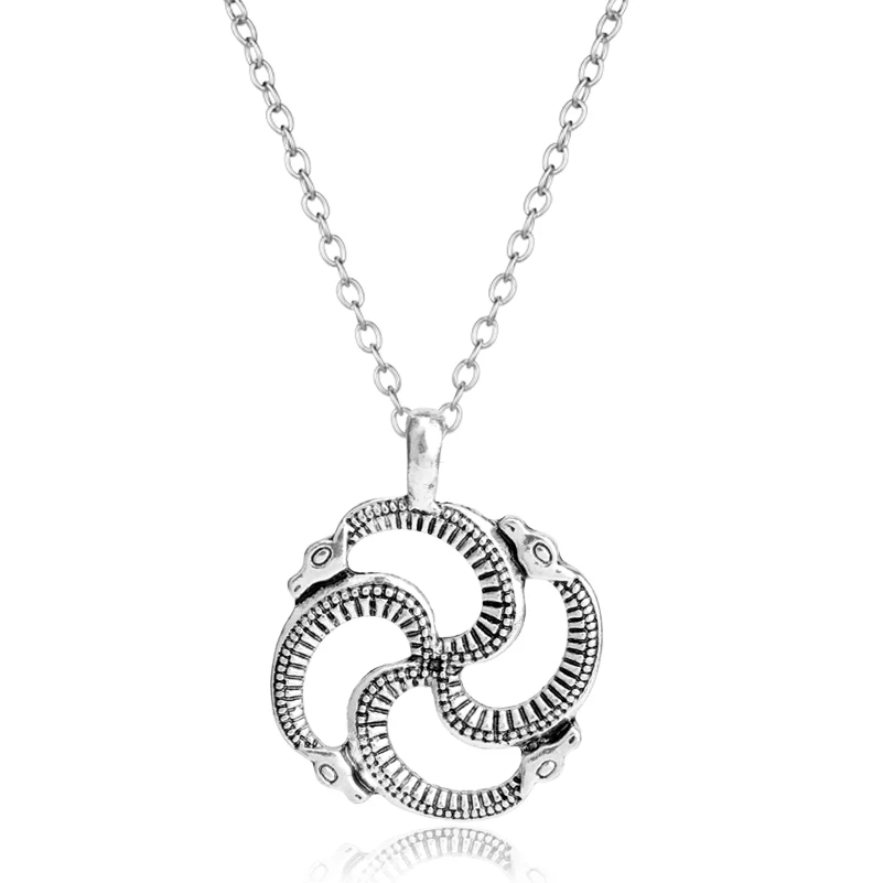 Knotwork Ouroboros ожерелье норвежский викинг змея руны Северный талисман | Отзывы и видеообзор