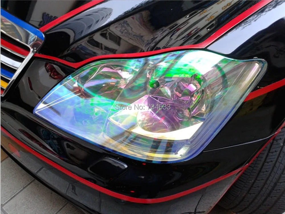 1 рулон пленка для фар Хамелеона задний фонарь/задний фонарь мотоцикла