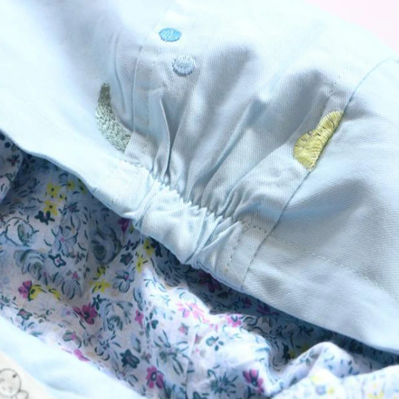 Girls Windbreaker Spring Autumn Kids Coat Baby 2 3 4 7 years Flower Embroidery Hooded Outwear Children Coats Jacket Clothing | Детская