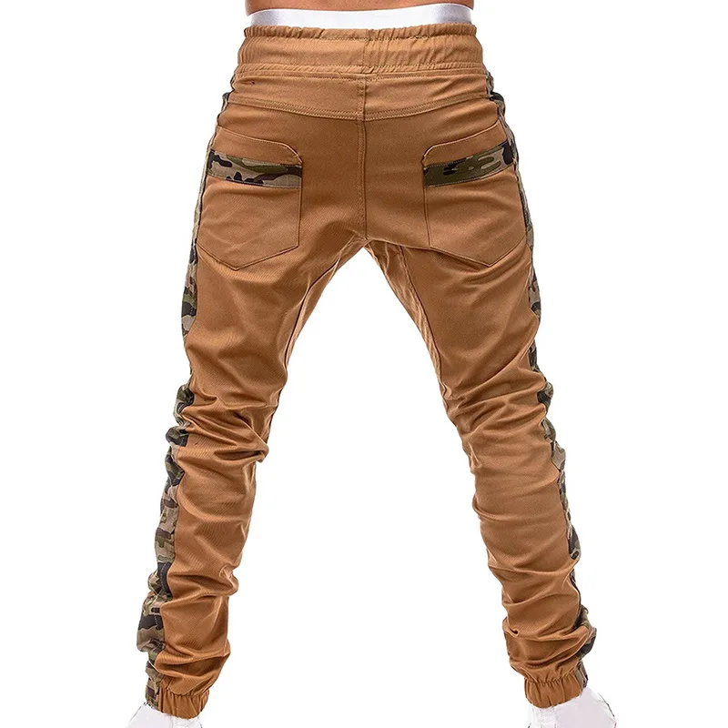 Тонкие летние мужские камуфляжные повседневные брюки HEFLASHOR спортивные карго в