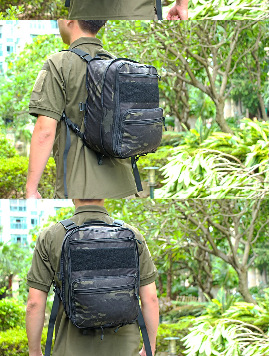 Flatpack D3 Тактический Рюкзак гидратация Перевозчик Molle Чехол страйкбол военная экипировка многоцелевой штурмовой рюкзак для нагрудной установки