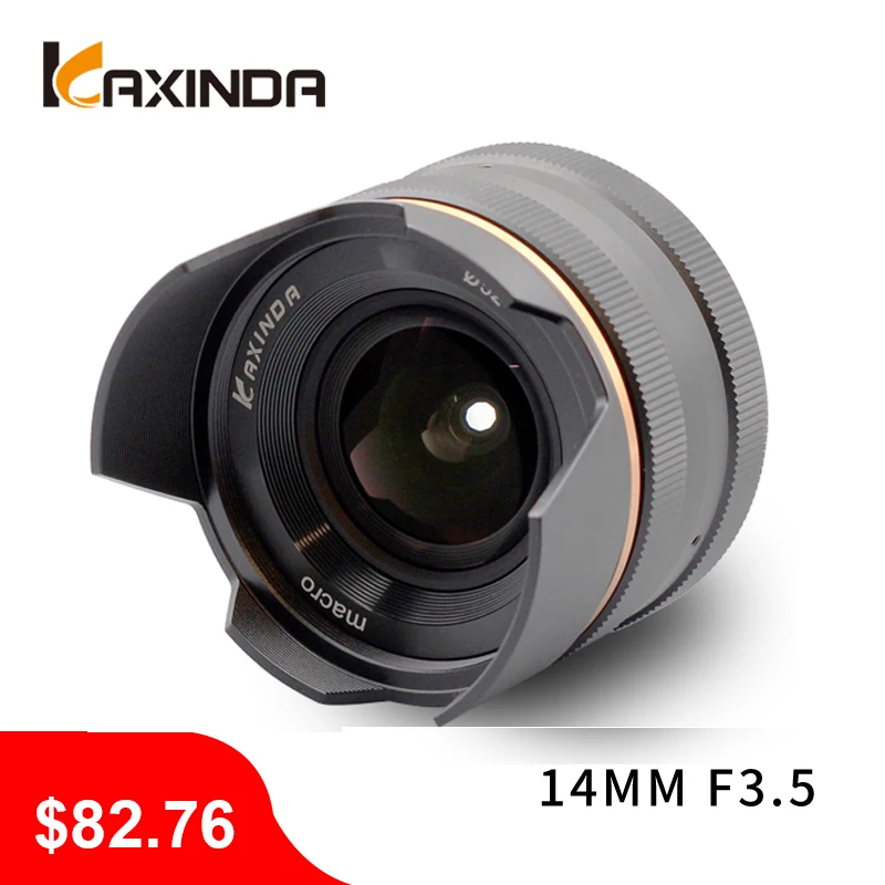 14 мм/F3.5 микро одиночный объектив для olimpus объектив камеры для Nikon V1 V2 V3 J1 J2 J3 J4 J5 для Canon EOS-M для Fuji Объектив камеры