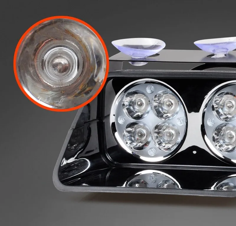 video 02010 cheap wholesale DC 12V News 8LEDS Signal Light Car Truck dash Emergency Strobe warning Flash LED FLASH light | Автомобили и