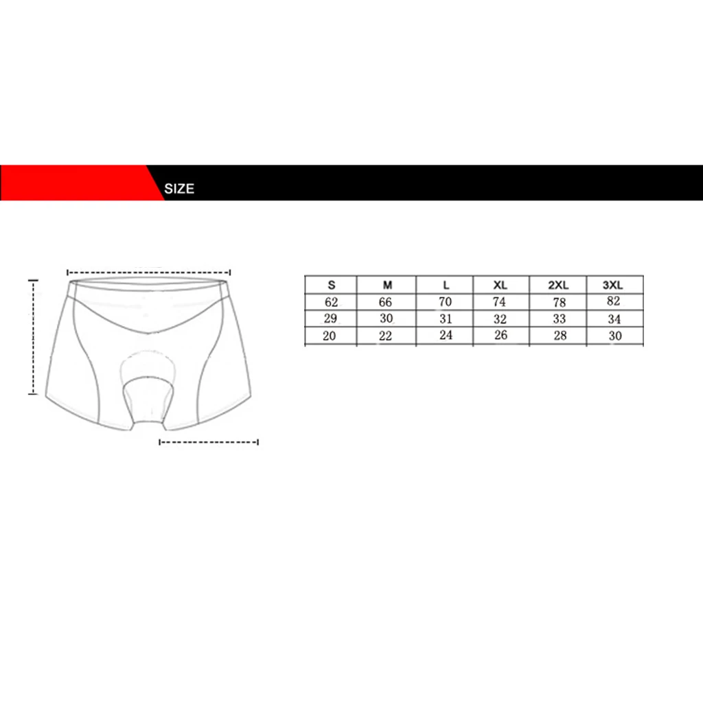 Men Bike Bicycle Cycling Riding Underwear Mountain MTB Shorts Silicone Padded Pant L Blue | Спорт и развлечения