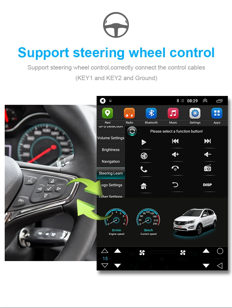 Автомобильный Android8.1 для Chevrolet Malibu мультимедийный плеер радио 2010- gps навигация вертикальный экран