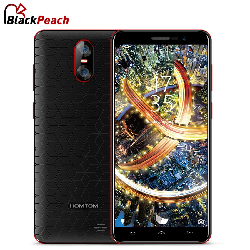 HOMTOM S12 5 0 дюйма 18:9 Дисплей мобильного телефона MTK6580 4 ядра Android 6 1G Оперативная