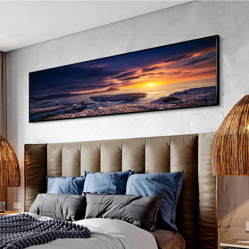 Холст для домашнего декора настенные картины гостиной HD принты плакат пляж