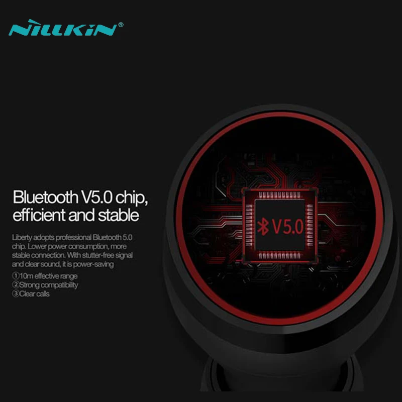 Беспроводной наушники NILLKIN вкладыши TWS с Blutooth 5 0 зарядным чехол микрофон громкой