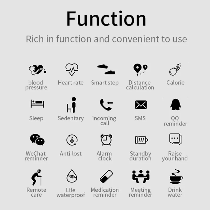 LYKRY R2 Смарт часы для мужчин и женщин Регулируемые яркость спортивные монитор