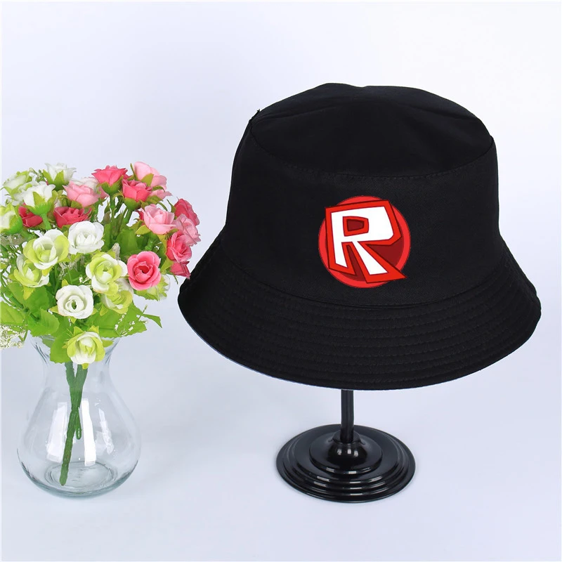 Аниме игра Roblox логотип летняя шляпа Женская Мужская Панама шляпа-Панама дизайн