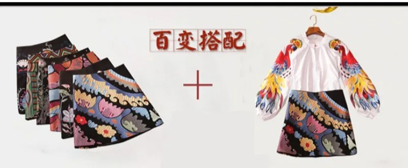Spring and Summer Cotton Causal Shirts Embroidered Long-sleeved Shirts Woman Full Button Print O-Neck lantern Sleeve Tops