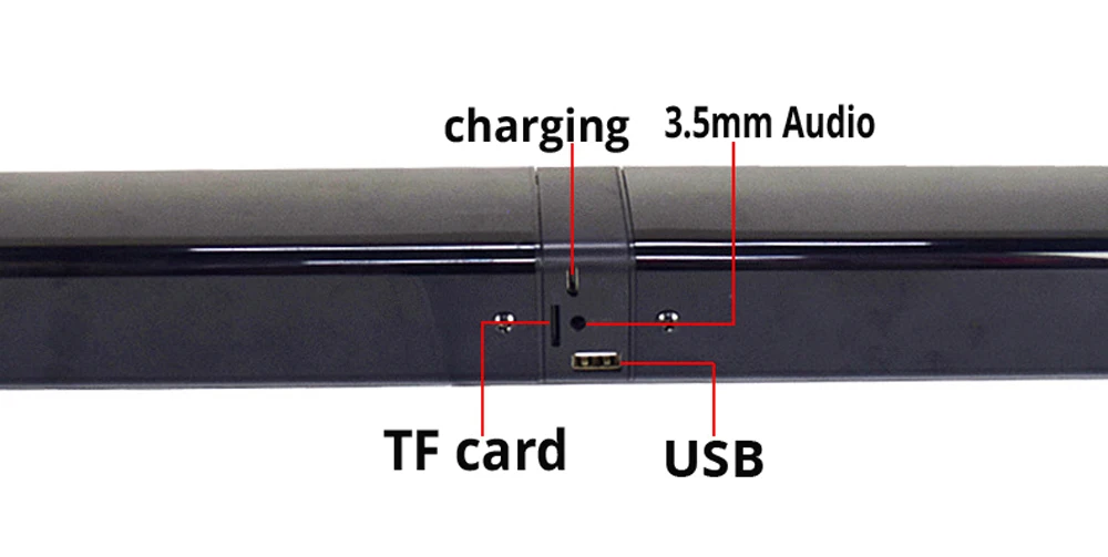 Bluetooth звуковая панель ПК ТВ 20 ватт колонки компьютеры 2,1 USB AUX Mp3 музыкальный плеер бум бокс 3d стерео звуковая панель система