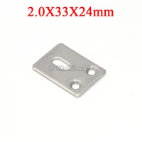 brand new 100pcs stainless steel flat corner braces furniture connecting fitting frame board shelf support brackets repair parts