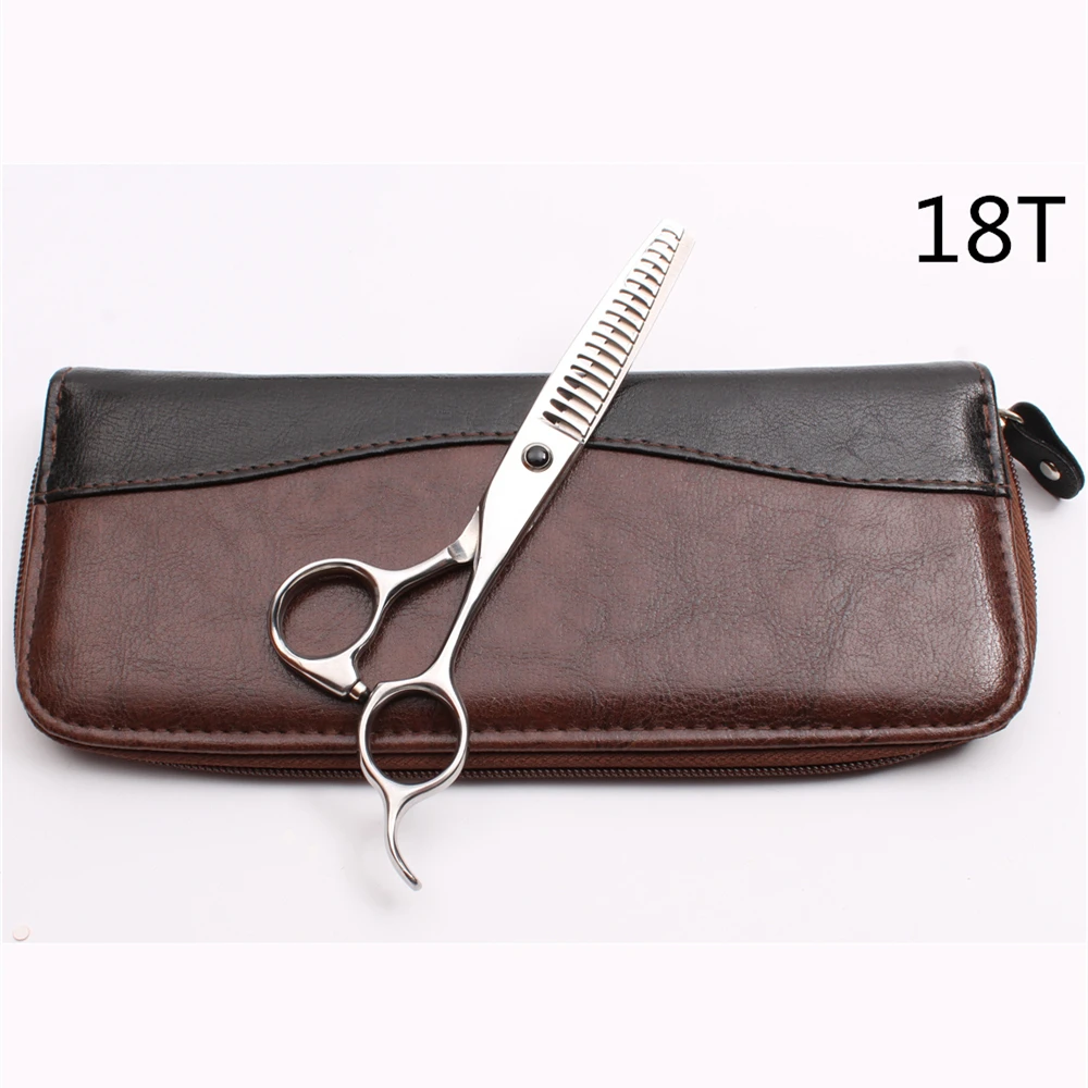 6.0&quot 17cm Engraving Logo Thinning Scissors 18 Teeth Haircuts Styling Tool Hairdressing Supplies Professional Hair C2004 | Красота и