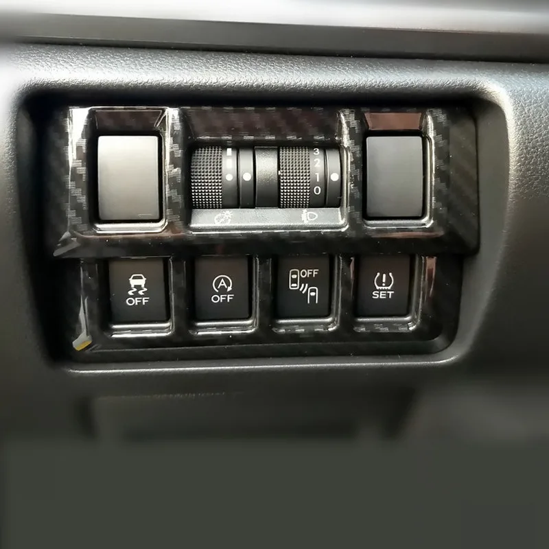 Переключатель регулировки фары из АБС-углеродного волокна декоративные