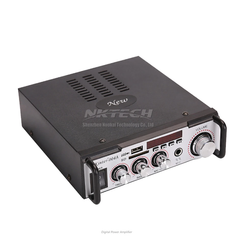 Автомобильный усилитель мощности цифровой аудиоплеер с поддержкой USB SD MP3 FM CD DVD MIC