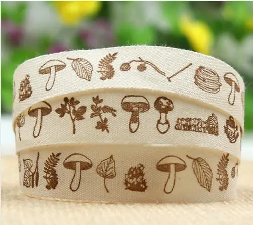 5yrd/lot Cotton15mm "hand made" Ленты бумажную Ленту печать на хлопчатобумажной ткани ленты для DIY(ss-126 - Цвет: 5169