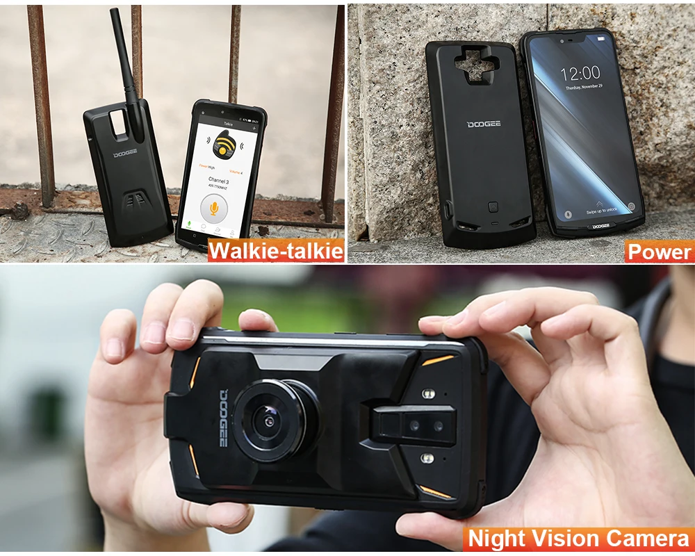IP68 DOOGEE S90 модульный прочный мобильный телефон 6,18 дюймов дисплей 5050 мАч Helio P60 Восьмиядерный 6 ГБ 128 ГБ Android 8,1 Andriod 8,1 16,0