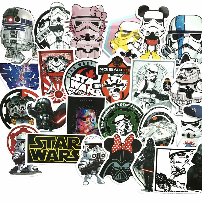 25 шт. Звездные войны скрапбук украшение водонепроницаемая наклейка для багажа