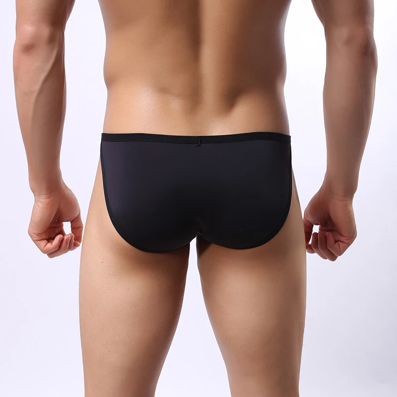 Мужское нижнее белье u-образный выпуклый карман ультра-тонкий прозрачный ледяной