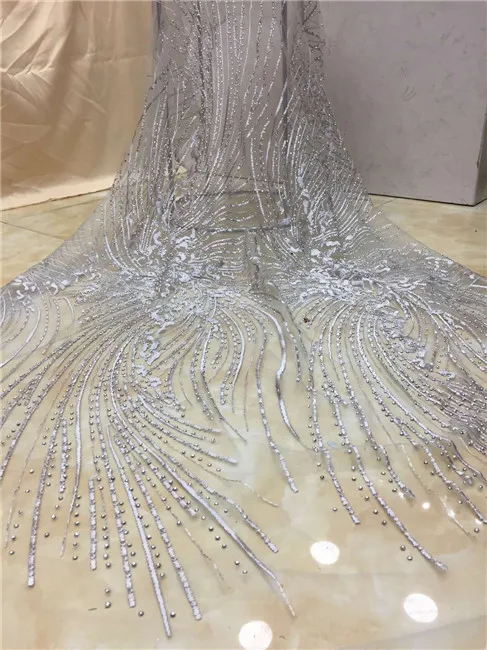 

Latest High Quality African Tulle Lace Fabric 2019 White, Red Aso Ebi Style Guipure Lace Fabric with stones embroidery weddingX3