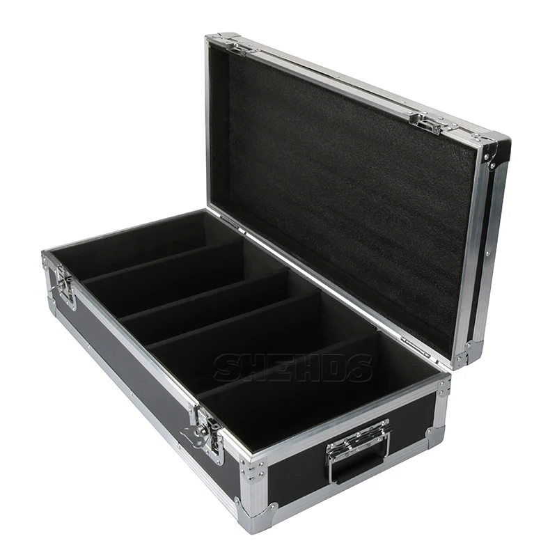 Кофр с 4 шт. 2 глаза 200 Вт светодиодный COB Blinder RGBWA+ UV 6в1 DMX512 сценический эффект освещения хорошо подходит для DJ дискотеки ночной клуб