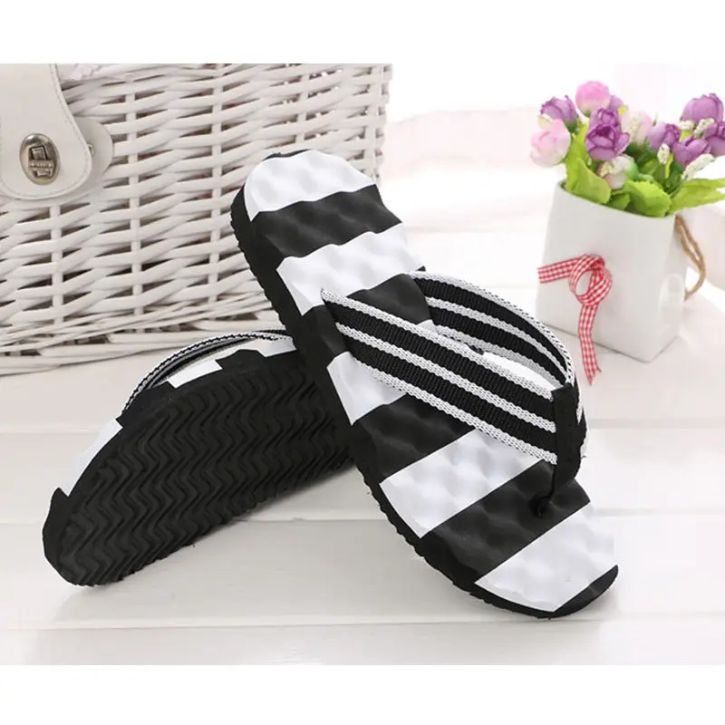 2018Summer Fashion Men's flip flops Beach Sandals for Men Flat Slippers non-slip Shoes Big Size 39-48 pantufa masculino | Обувь