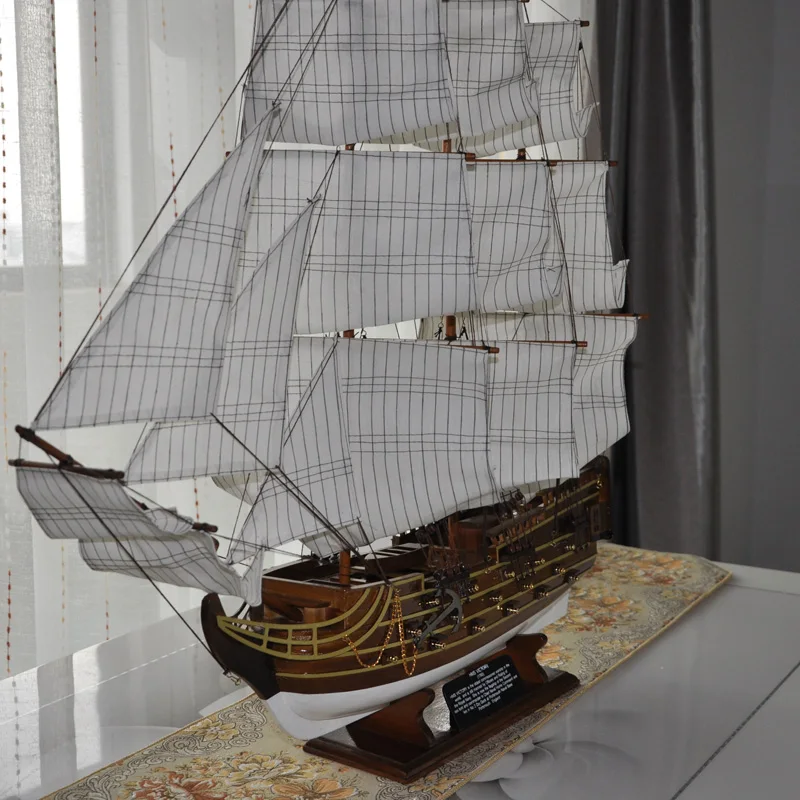 LUCKK 75 см HMS VICTORY 1765 деревянная модель кораблей парусник строительные наборы для домашнего интерьера дерево для рукоделия игрушки подарок