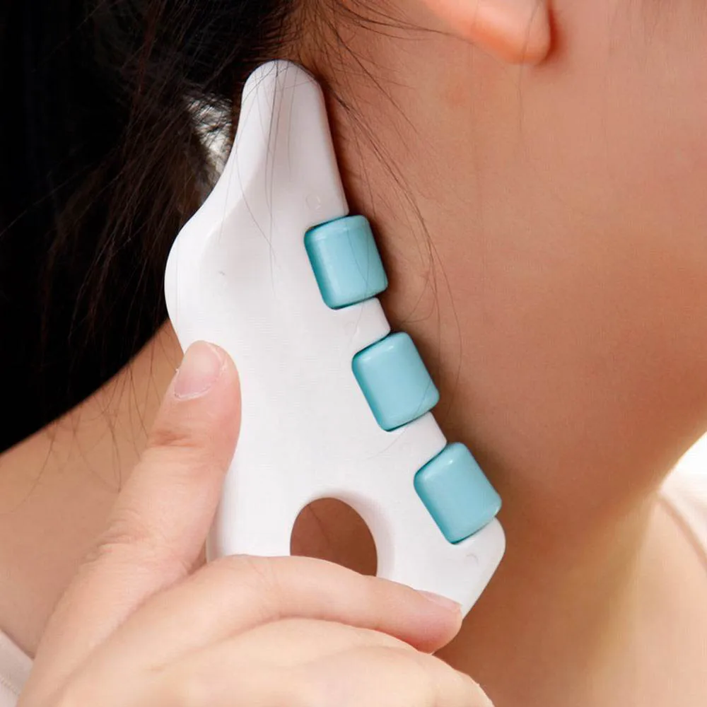 HEYME Gua Sha Scraping Massage Tool Body Massager Guasha Board SPA Acupuncture Scraper for Face Back Arm Neck |