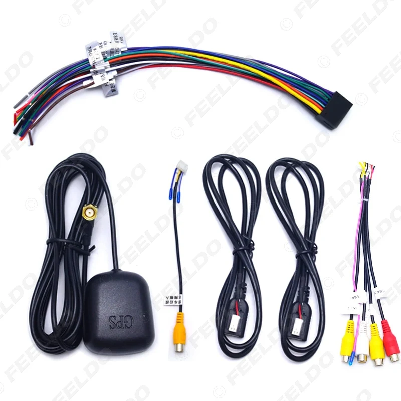 FEELDO 7 дюймовый Android 4.4.2 четырехъядерный автомобильный медиаплеер с GPS Navi Радио для